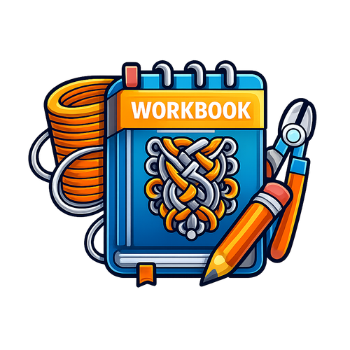 Wire Weaving Practice Workbook